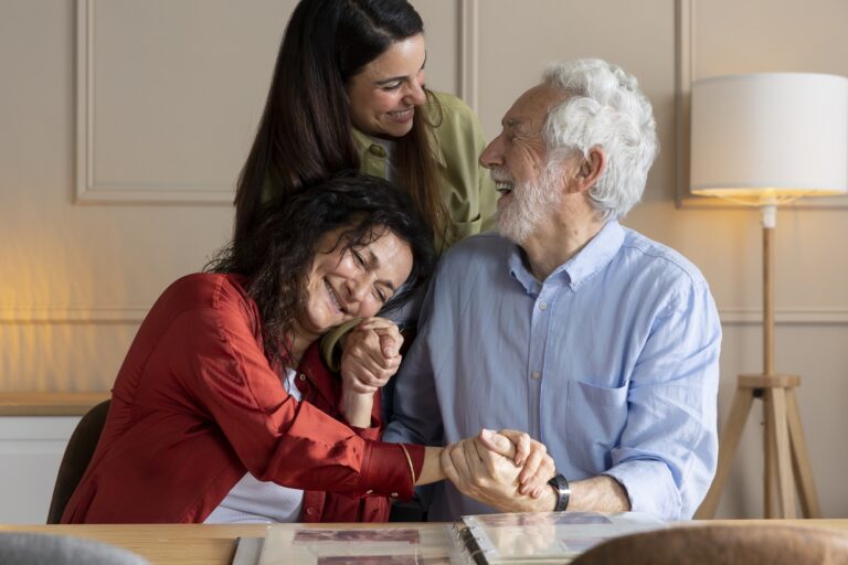 <p>Cancer patient with family </p>
<p>Cancer patient with family </p>